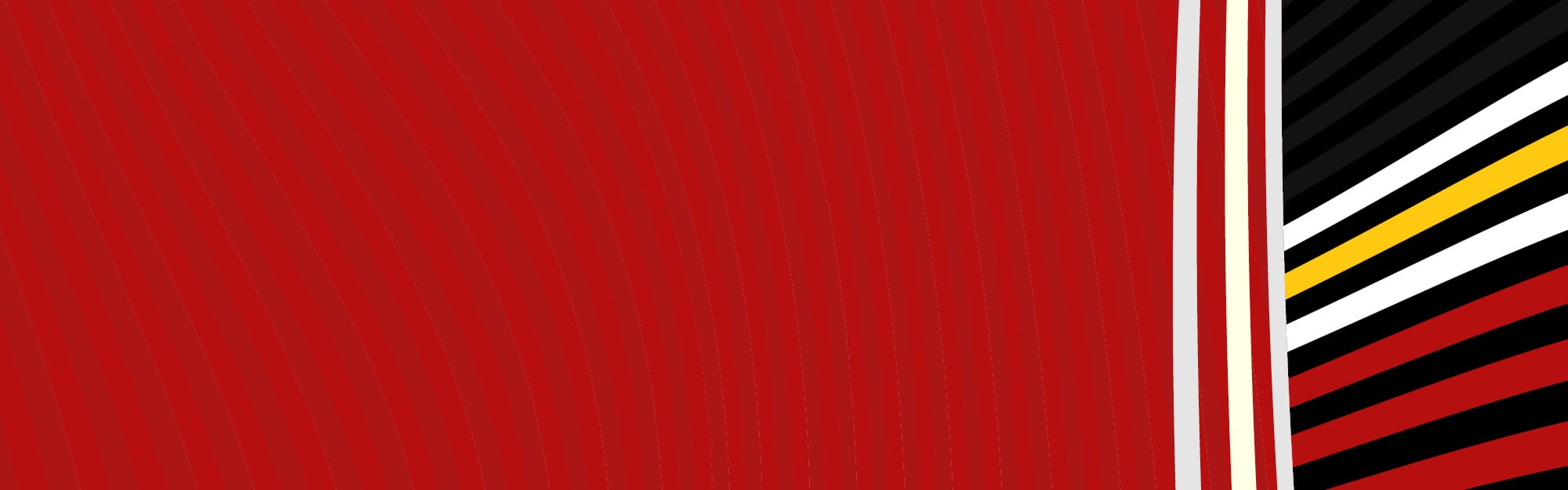 Abstract red and black striped pattern artwork