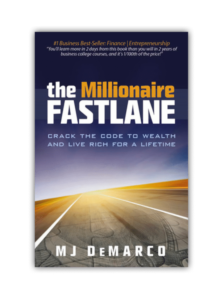 Fertile.Digital | Recommended books that inspire online entrepreneurs The Millionaire Fastlane book cover, financial success guide.