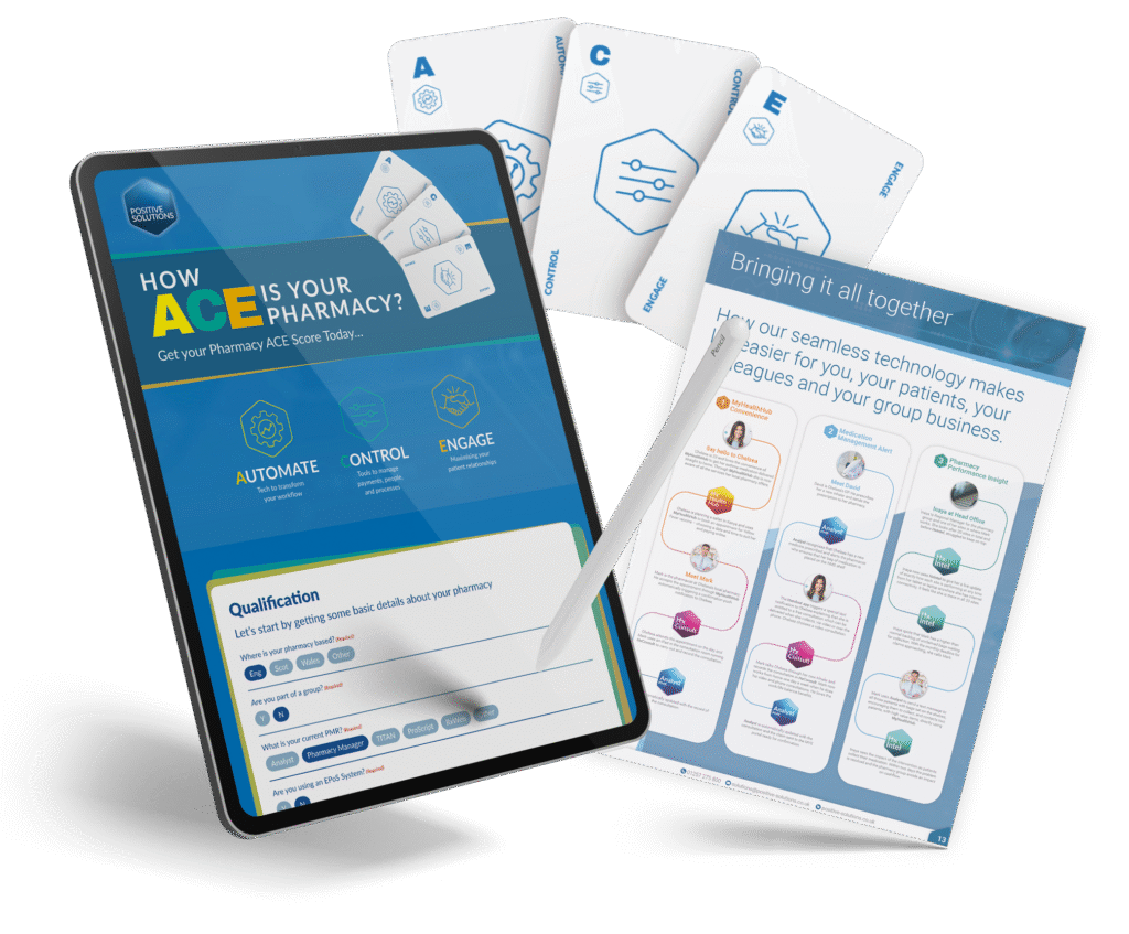 Pharmacy ACE score and technology solutions overview