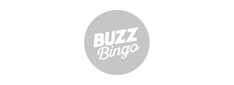 Buzz Bingo logo on grey circle