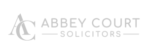 Abbey Court Solicitors logo, legal services branding.