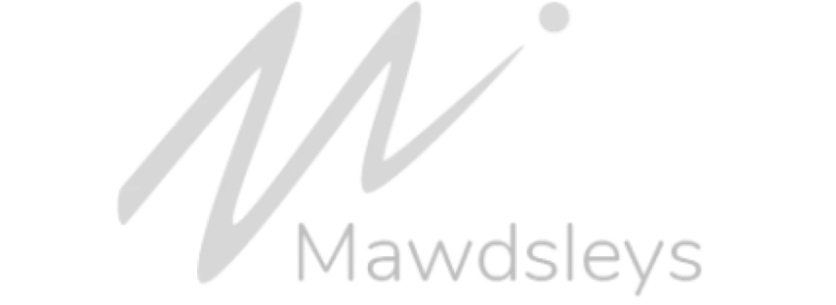Mawdsleys logo with stylized letter M.