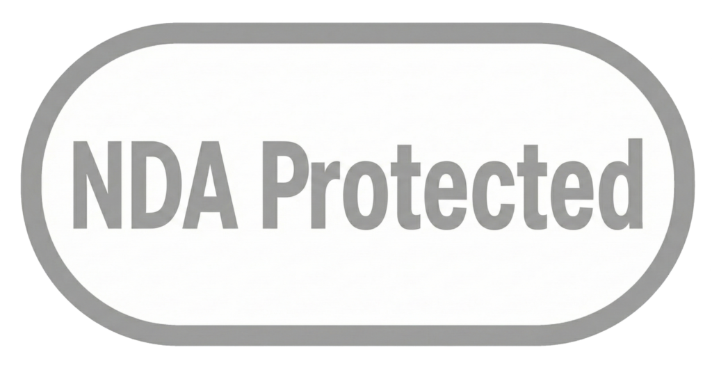 NDA Protected symbol with padlock icon