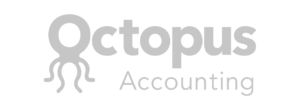 Octopus Accounting logo with octopus design.