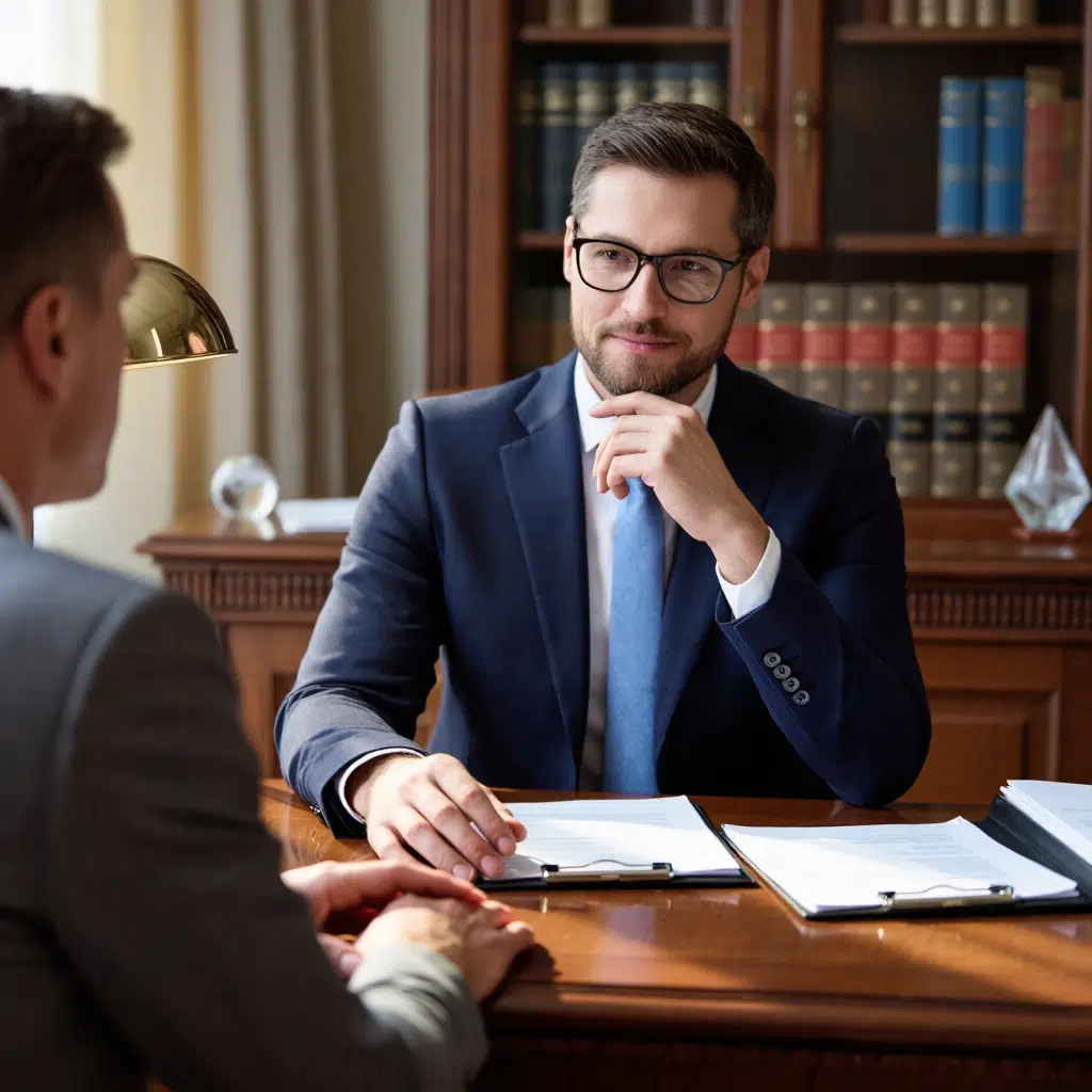 Fertile.Digital | Service Care Solutions – 62% Organic Traffic Growth Through Semantic SEO Two people discussing at an office desk.