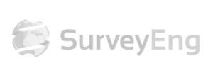 SurveyEng logo with globe design