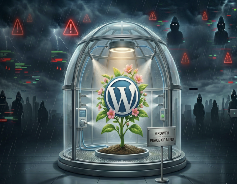 Secure WordPress growth amidst digital threats.